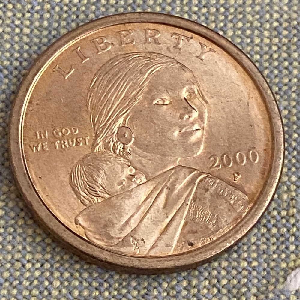 Vintage 2000 P Sacagawea One Dollar Coin